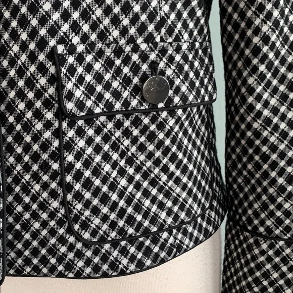 SPANX Ponte Plaid Jacquard Lady Jacket - Picture 11 of 16